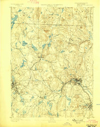 Fitchburg 1893 topographic map thumbnail