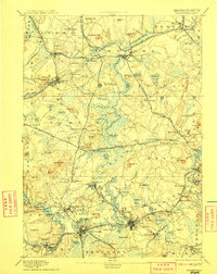 Framingham 1894 topographic map thumbnail
