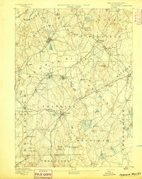 Franklin 1893 topographic map thumbnail
