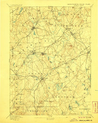 Franklin 1893 topographic map thumbnail