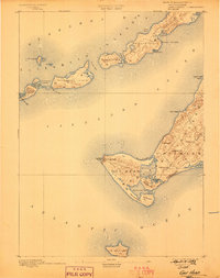 Gay Head 1893 topographic map thumbnail