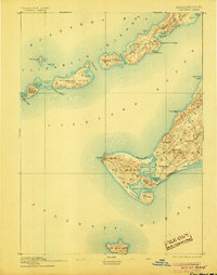 Gay Head 1893 topographic map thumbnail
