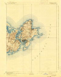 Gloucester 1893 topographic map preview
