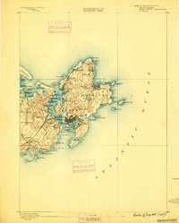 Gloucester 1888 topographic map thumbnail