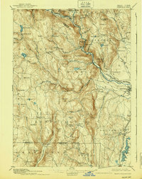 Granville 1895 topographic map thumbnail