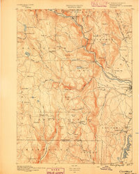 Granville 1889 topographic map thumbnail