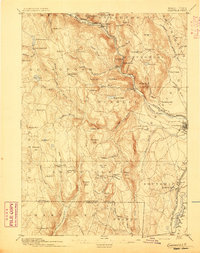 Granville 1895 topographic map thumbnail