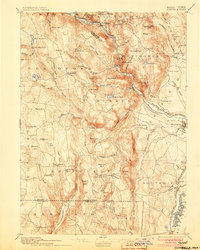 Granville 1895 topographic map thumbnail