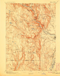 Granville 1895 topographic map thumbnail