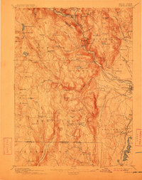Granville 1895 topographic map thumbnail