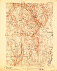 Granville 1895 topographic map thumbnail