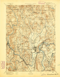 Greenfield 1894 topographic map preview