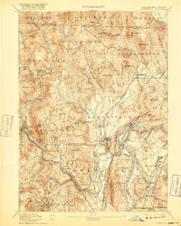 Greenfield 1894 topographic map preview