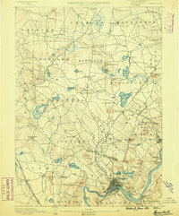 Haverhill 1890 topographic map thumbnail