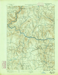 Hawley 1890 topographic map thumbnail