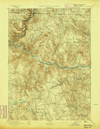 Hawley topographic map thumbnail