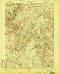 Hawley 1894 topographic map thumbnail
