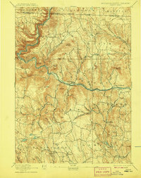 Hawley 1894 topographic map thumbnail