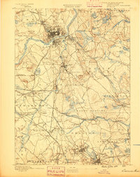 Lawrence 1888 topographic map thumbnail