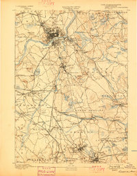 Lawrence 1893 topographic map thumbnail
