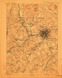 Lowell 1893 topographic map thumbnail