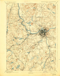 Lowell 1893 topographic map thumbnail