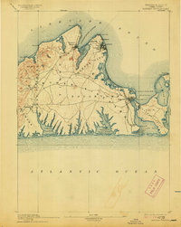 Marthas Vineyard 1894 topographic map thumbnail