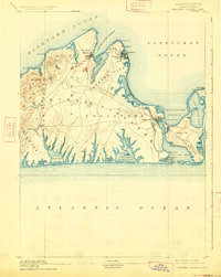 Marthas Vineyard 1894 topographic map thumbnail