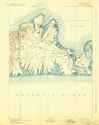 Marthas Vineyard 1894 topographic map thumbnail