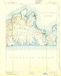 Marthas Vineyard 1894 topographic map thumbnail