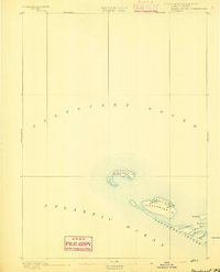 Muskeget 1893 topographic map thumbnail