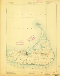 Nantucket 1893 topographic map thumbnail