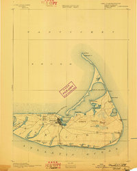 Nantucket 1893 topographic map thumbnail