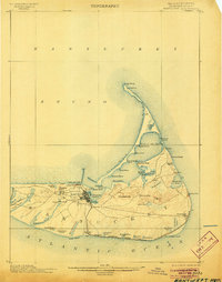 Nantucket 1901 topographic map thumbnail