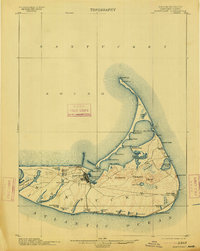 Nantucket 1901 topographic map thumbnail