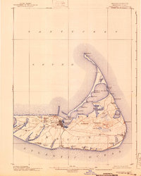 Nantucket 1901 topographic map thumbnail