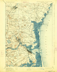 Newburyport 1894 topographic map thumbnail
