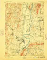 Northampton 1895 topographic map thumbnail