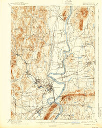 Northampton 1895 topographic map thumbnail