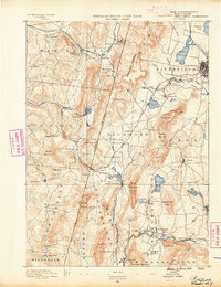 Pittsfield 1890 topographic map thumbnail