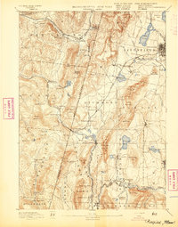 Pittsfield 1894 topographic map thumbnail