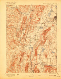 Pittsfield 1897 topographic map thumbnail