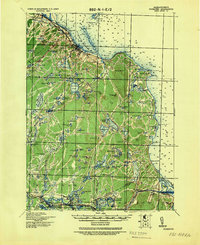 Plymouth 1943 topographic map thumbnail