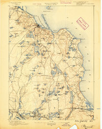 Plymouth 1889 topographic map thumbnail