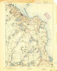 Plymouth 1894 topographic map thumbnail