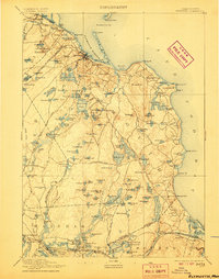Plymouth 1894 topographic map thumbnail