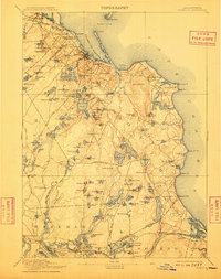 Plymouth 1894 topographic map thumbnail