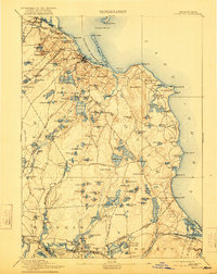 Plymouth 1894 topographic map thumbnail