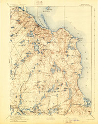 Plymouth 1894 topographic map thumbnail