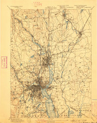 Providence 1894 topographic map thumbnail